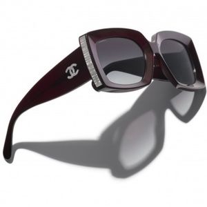 Chanel 5435 Dark Red Sunglasses